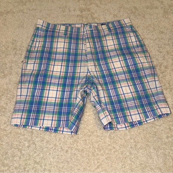 Vineyard Vines Other - Vineyard Vines Blue and Green Plaid Men's Shorts